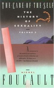 Cover of: The History of Sexuality by Michel Foucault