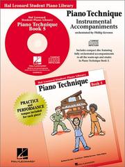 Cover of: Piano Technique Book 5 - CD: Hal Leonard Student Piano Library
