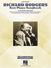 Cover of: Richard Rodgers Easy Piano Songbook