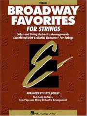 Cover of: Essential Elements Broadway Favorites for Strings - Violin