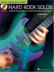 Cover of: Hard Rock Solos: A Step-by-Step Breakdown of Lead Guitar Styles and Techniques