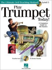 Cover of: Play Trumpet Today! | Hal Leonard Corp.
