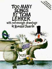 Cover of: Too Many Songs by Tom Lehrer