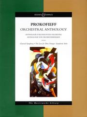 Cover of: Orchestral Anthology: The Masterworks Library