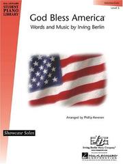 Cover of: God Bless America (Showcase Solo) by Irving Berlin, Irving Berlin