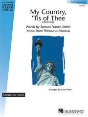 Cover of: My Country 'Tis of Thee (America) (Showcase Solo)