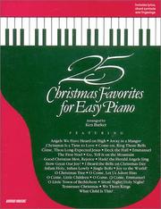 Cover of: 25 Christmas Favorites for Easy Piano