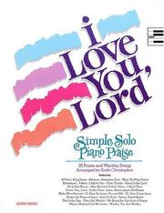 Cover of: I Love You Lord