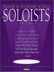 Cover of: Praise and Worship Songs for Soloists: Low Voice