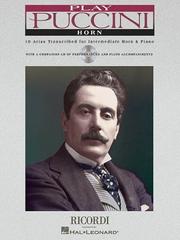 Cover of: Play Puccini by Giacomo Puccini, Giacomo Puccini