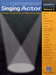 Cover of: The Contemporary Singing Actor by Richard Walters