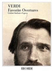 Cover of: Verdi Favorite Overtures: Celebri Sinfonie d'opera