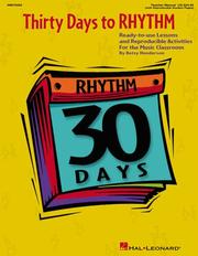 Cover of: Thirty Days to Rhythm (30 Days) by Betsy Henderson