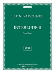 Cover of: Interlude II: Piano Solo