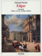 Cover of: Edgar by Giacomo Puccini