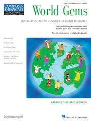 Cover of: World Gems - Folk Songs for Piano Ensemble by Amy O'Grady