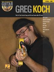 Cover of: Greg Koch: Guitar Play-Along Volume 28