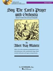 Cover of: Sing the Lord's Prayer with Orchestra for High Voice
