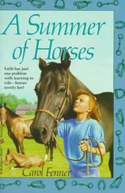 Cover of: A summer of horses