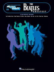 Cover of: The Beatles' Greatest: E-Z Play Today #88