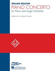 Cover of: Piano Concerto: Piano Reduction for 2 Pianos, 4 Hands