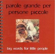 Cover of: Parole Grande Per Persone Piccole/Big Words for Little People | National Gallery of Australia.