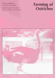 Cover of: Farming of Ostriches (PISC Report) by Primary Industries Standing Committee