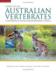 Cover of: CSIRO List of Australian Vertebrates: A Reference with Conservation Status, Second Edition