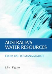 Australia's Water Resources by John J. Pigram