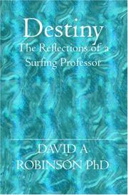 Cover of: Destiny by David A Robinson PhD