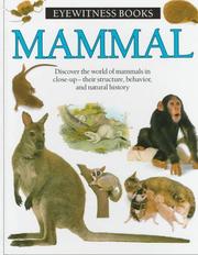 Cover of: Mammal: (New York Times Notable Book of the Year) (Eyewitness Books)