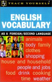 Cover of: Teach Yourself English Vocabulary : As a Foreign/Second Language