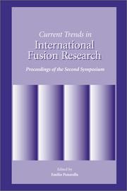 Current Trends in International Fusion Research by E. Panrella