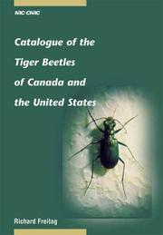 Catalogue of the Tiger Beetles of Canada and the United States by Richard Freitag
