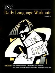 Cover of: Daily Language Workouts: Level 11