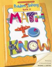 Cover of: Math to Know by Justin Dunn, Judy Vandegrift