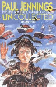 Cover of: Uncollected 3