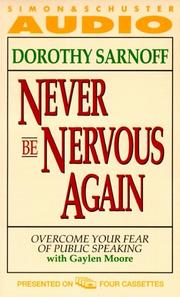 Cover of: Never be Nervous Again (4PK)