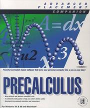 Cover of: Advanced Placement Companion Pre Calculus | 076714046733