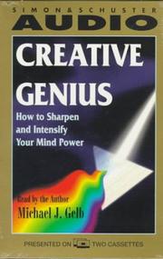 Cover of: CREATIVE GENIUS: HOW TO SHARPEN AND INTENSIFY YOUR MIND POWER CASSETTE by 