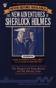 Cover of: The New Adventures of Sherlock Holmes - Volume 12: The Problem of Thor Bridge & The Double Zero