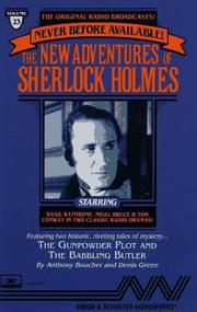 Cover of: The New Adventures of Sherlock Holmes - Volume 23: The Gunpowder Plot & The Babbling Butler