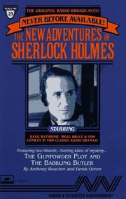 The New Adventures of Sherlock Holmes - Volume 23 by Anthony Boucher