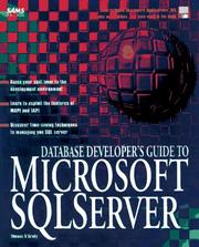 Cover of: Database Developer's Guide to Microsoft SQL Server