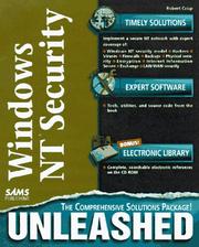 Cover of: Windows Nt Security Unleashed