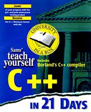 Cover of: Sams' Teach Yourself C++ in 21 Days by Jesse Liberty
