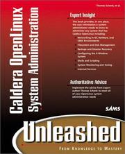 Cover of: Caldera OpenLinux System Administration Unleashed (Unleashed)