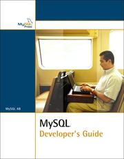 Cover of: MySQL Developer's Guide