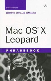 Cover of: Mac OS X Leopard Phrasebook (Developer's Library)