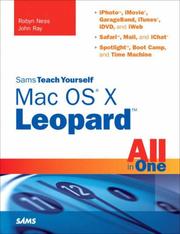 Cover of: Sams Teach Yourself Mac OS X Leopard All in One (Sams Teach Yourself) by Robyn Ness, John Ray